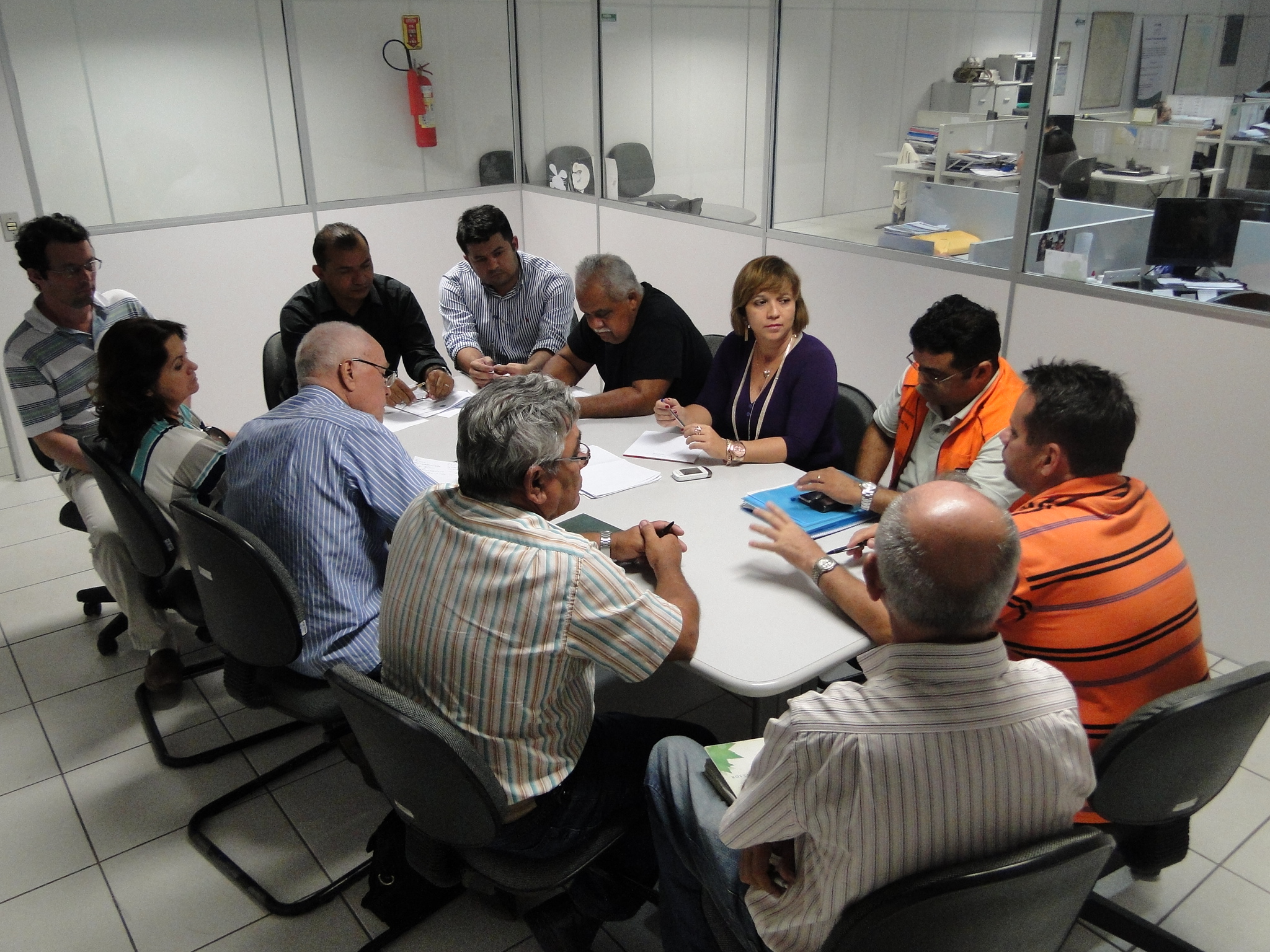 Reunião sobre possibilidade de  aumento da barragem Itapebussu