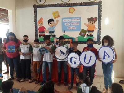 Cartilha infantil “A gotinha nossa de cada água” é trabalhada no município de Acarape