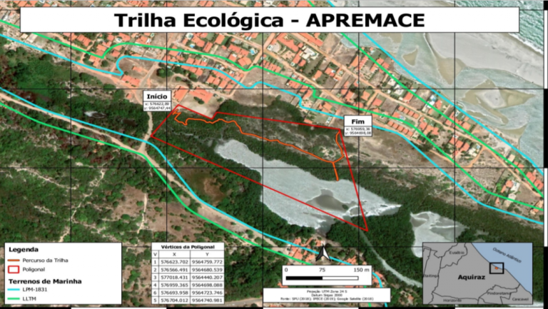 Trilha Ecológica que valoriza mangues e recursos hídricos de Aquiraz é inaugurada com apoio de membros do CBH RMF